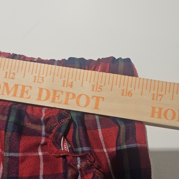 Disney Store Pajama Pants Womens XL Red Plaid Loungewear - Picture 6 of 7
